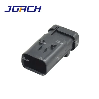 Cysylltydd Modurol Gwryw 3 Pin TE Ampseal 16 Series Waterproof Auto Wire Harness Connector 776430-1