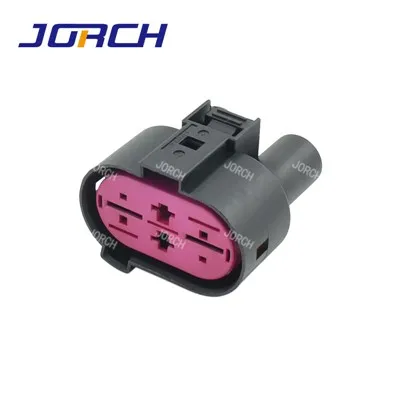 Plygiwch Synhwyrydd Ocsigen Auto 4 Pin Car Cysylltydd Gwrth-ddŵr Benywaidd Cysylltydd Awto Gwrth-ddŵr 1J0906234 DJ7042Y-6.3/9.5-21