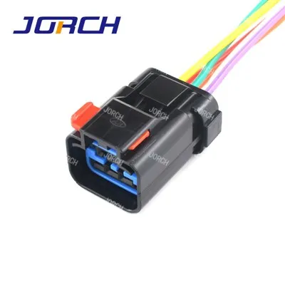 6 Pin Auto Pwmp Tanwydd Trydan Wire Harness Plug Connector Gyda Terfynellau a Gwifrau