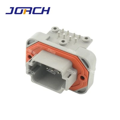 DT{0}}PA 8 Pin Connector Socket Circuit Board Penawdau Modurol PCB Ongl Sgwâr DT13-8PA